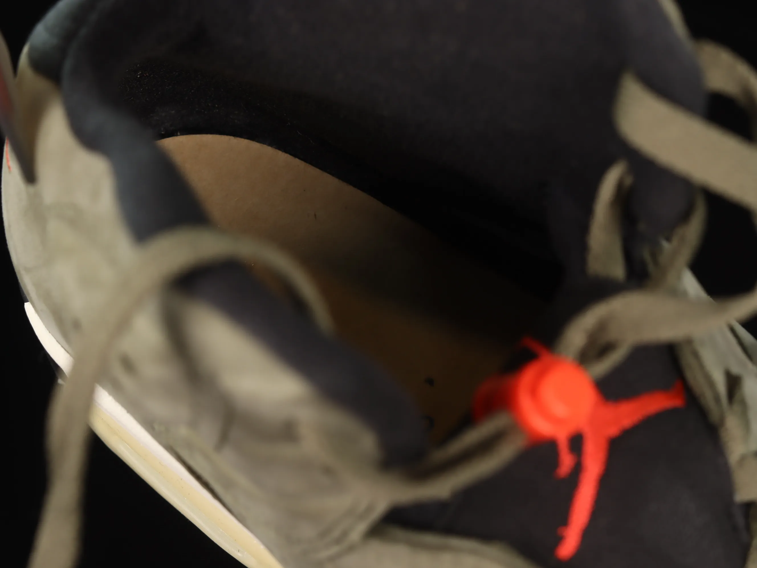 All Categories Air Jordan Jordan Series Basketball Shoes Air Jordan 6 LJR Version Travis Scott x Air Jordan 6 AJ6 TS Joint Pocket Army Green Basketball Shoes CN1084-200